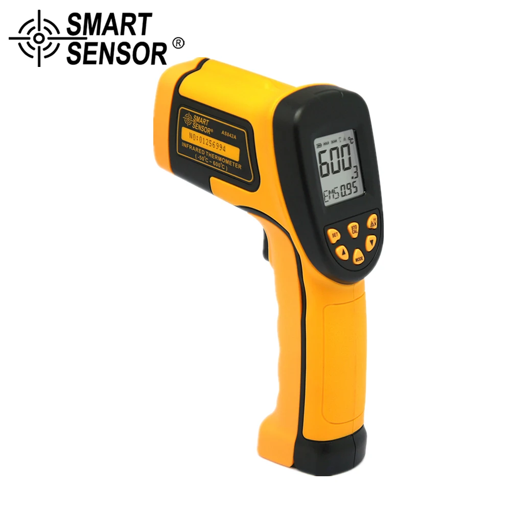 

SMART SENSOR -50~600C Non-contact Digital Infrared Thermometer Pyrometer temperature gun instrument Measuring Thermometer meter