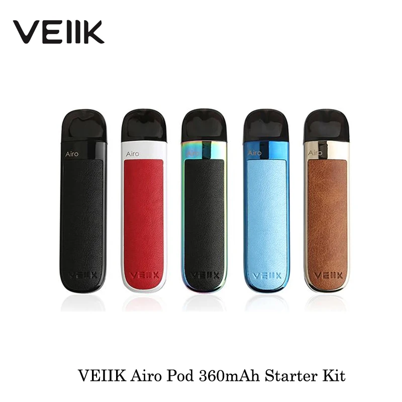 

electronic cigarette VEIIK Airo Pod 360mAh Starter Kit Portable 2ml Capacity 1.2ohm Coil Vape Vaporizer Cartridge VS Justfog
