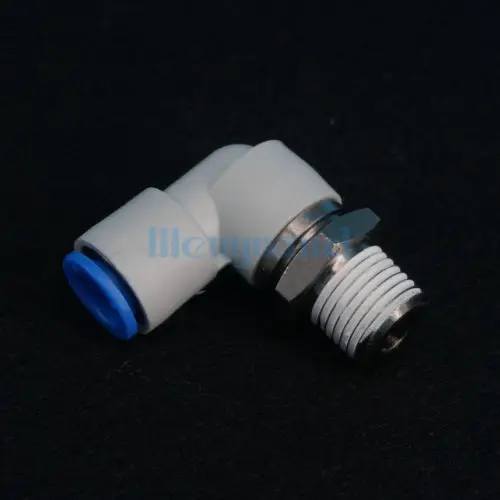 

KSL08-02S Tube 0.D.8mm Connection G1/4" Connectors Joint Elbow Rotary One Touch Fitting KSL