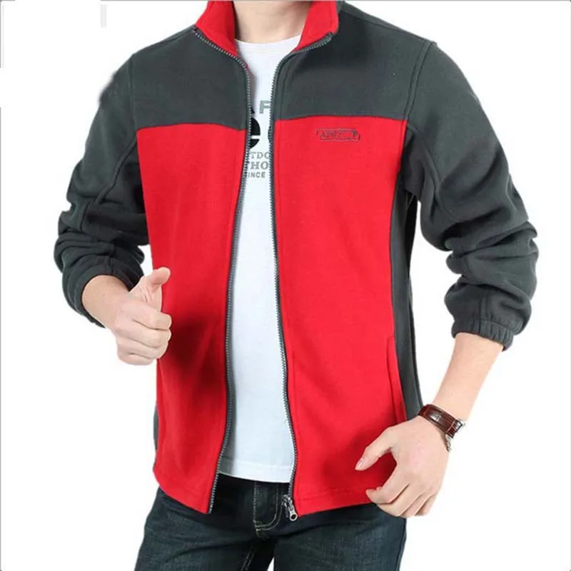 AFS JEEP Brand Men Hoodies Jacket Warm Fleece Stand Collar Streetwear Coat Patchwork Autumn Winter Sweatshirt AFS JEEP Brand Men Hoodies Jacket Warm Fleece Stand Collar Streetwear Coat Patchwork Autumn Winter Sweatshirt