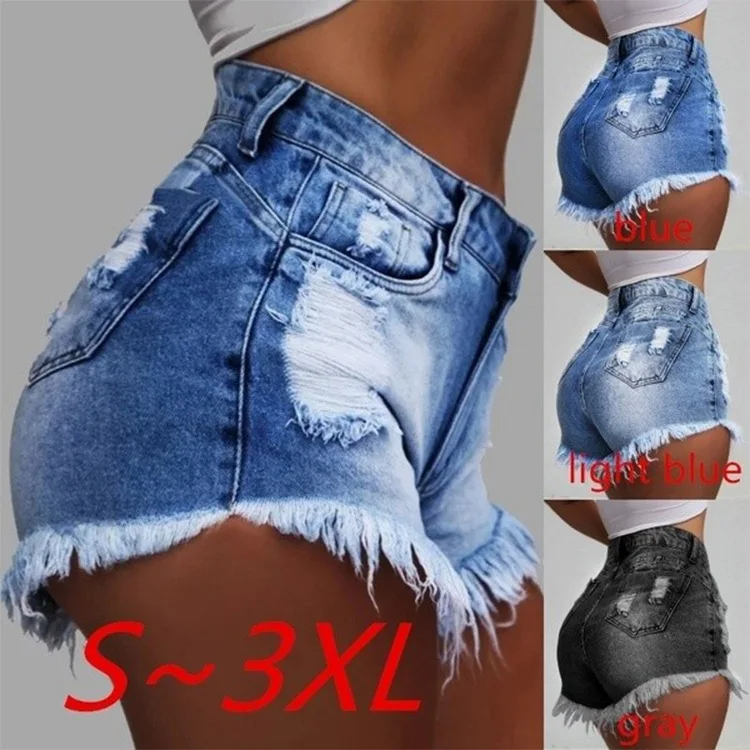 

Women Casual Denim Shorts Plus size s-3XL Jeans sexy summer Short pants Slim Pantalones cortos de mezclilla ropa mujer 2019