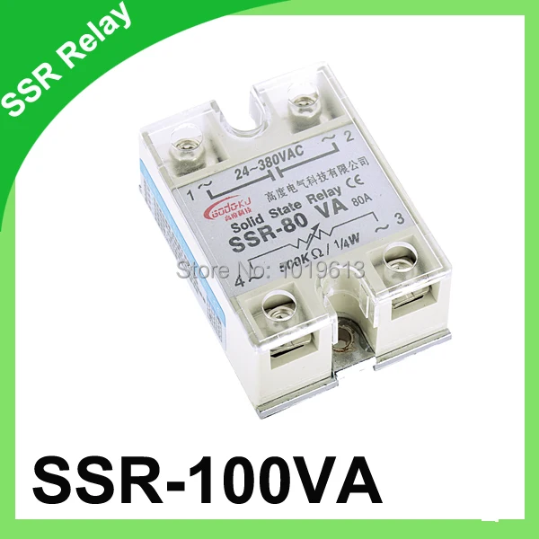 

SSR relay 100A Resistance Regulator single phase solid state relay SSR-100VA