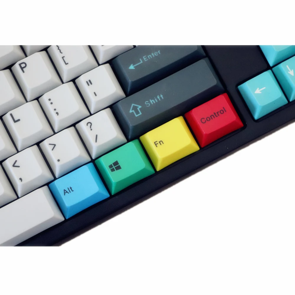 cmyk pbt keycap Вишневый профиль 9 клавишный краситель подбитые брелки подходят переключатели cherry MX