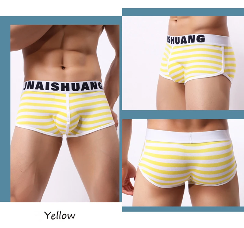 Cueca Boxer Men Stripe Underwear Brand Breathable Calvin Klein Boxer Cotton Underpants Male Boxer Shorts XXL Mens Trunks JS19 (8)