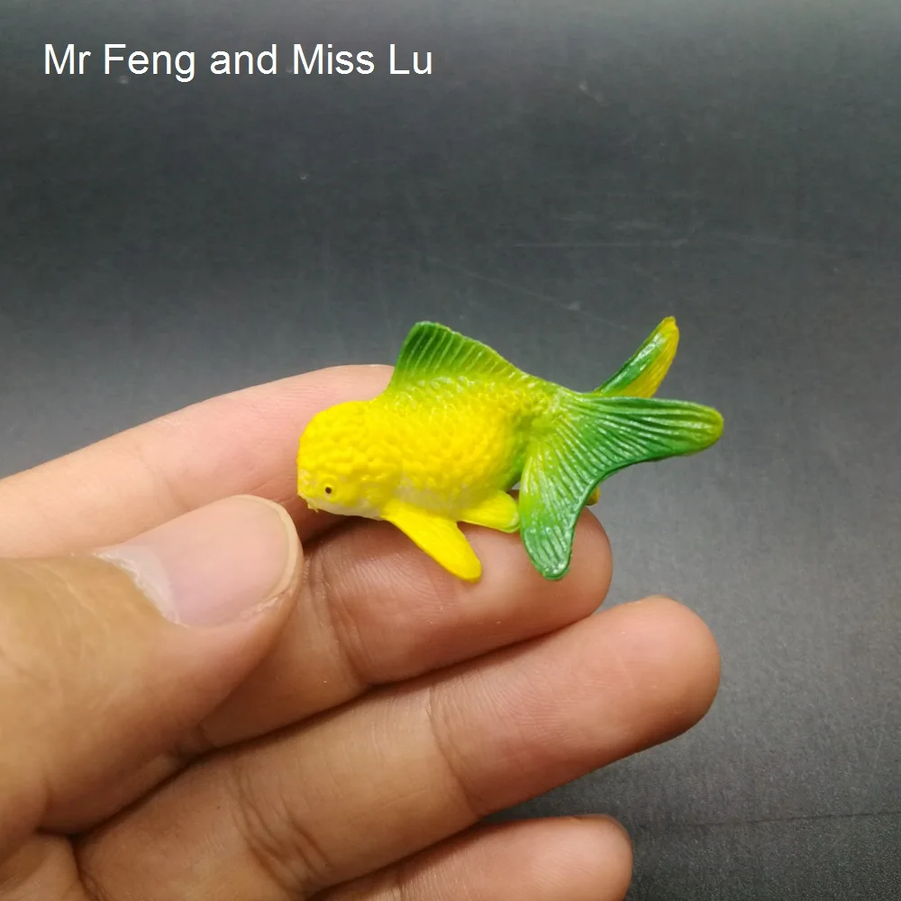 Goldfish Plastic Model Toy Figures PVC Novelty Gags DIY Accessories | Игрушки и хобби