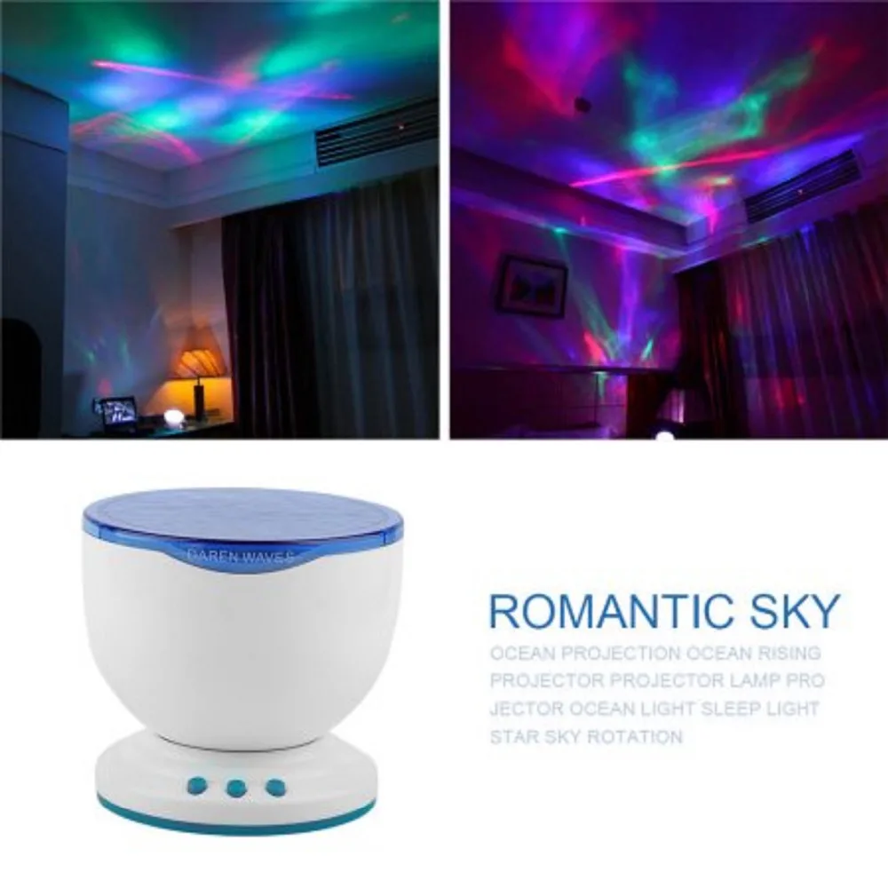 Ocean Sea Daren Waves LED Nachtlicht Projektor Lampe KINDER O4