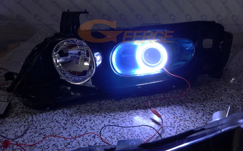 HONDA ODYSSEY JDM RB1 RB2 2003-2008 XENON HEADLIGHT COB led angel eyes(1)