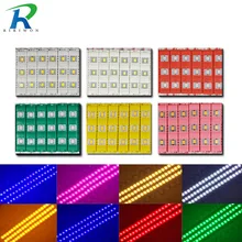 20 шт. 10 шт. IP65 5730 3 светодиодный модуль водонепроницаемый теплый белый, чистый белый, красный, зеленый, синий, розовый, желтый светильник для литья под давлением для постоянного тока 12 В