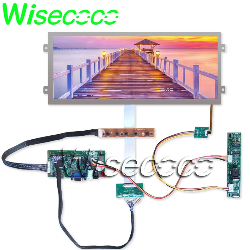 

HSD123IPW1-A00 12.3 IPS LED LCD Display Panel for Car LCD Screens 1920*720 HDMI VGA LCDS controller board testing on by one