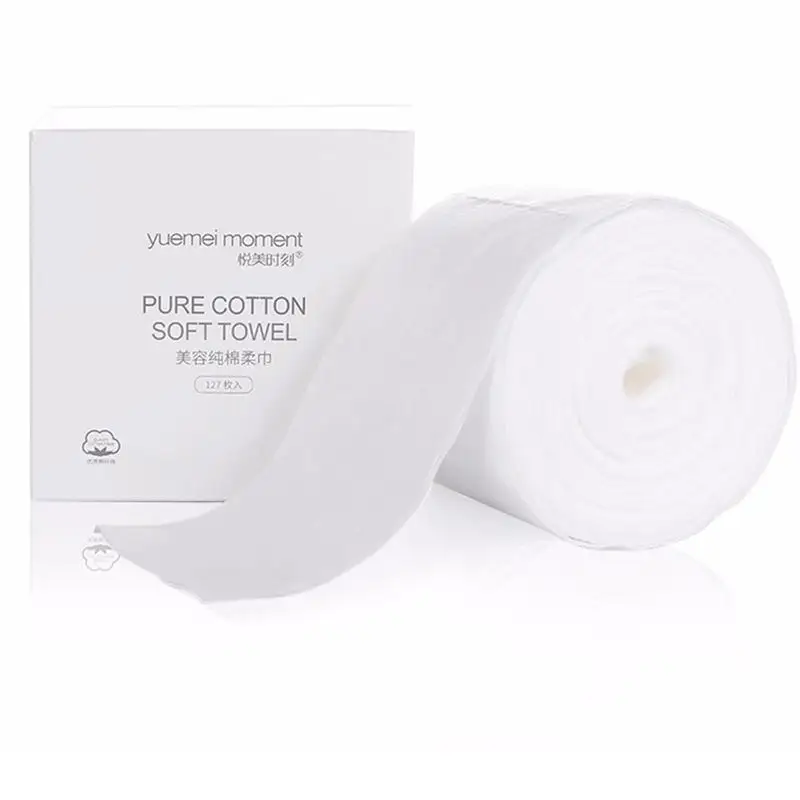 

127pcs Travel Cotton Disposable Wash Towel Soft Clean Beauty Towel Uncompressed Towel Non-woven Disposable Wipers Washcloths
