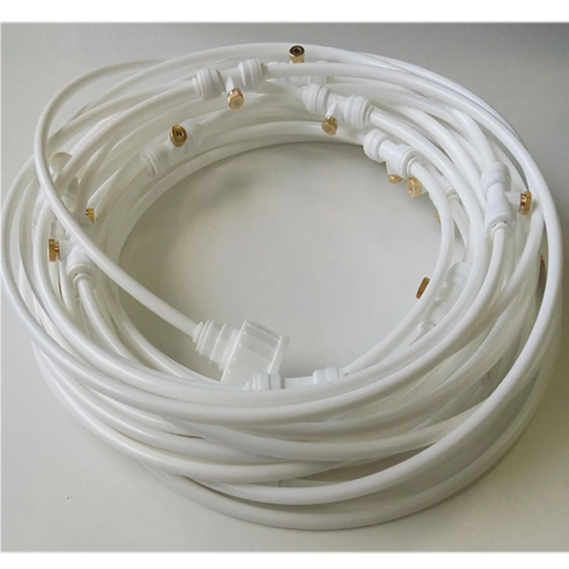 

F022 Portable Patio Outdoor Misting System White Color Misting Line(15M and 18M )
