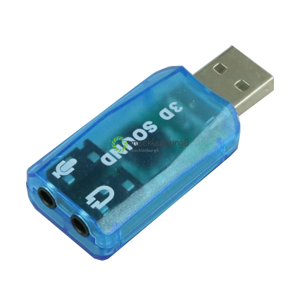 

CM108 Chipset USB 2.0 to 3D AUDIO SOUND CARD ADAPTER VIRTUAL 5.1 CH Sound Track
