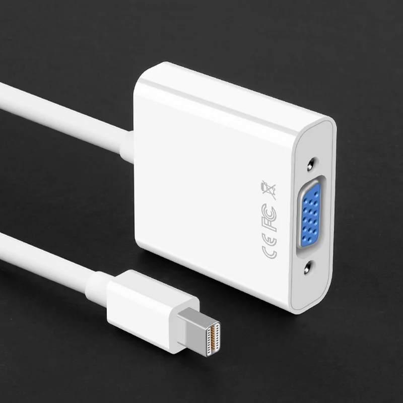 Mini DP To VGA Video Adapter 1080p Thunderbolt DisplayPort To VGA Cables for Apple Macbook Pro Air Projector DP VGA Audio Cable Mini DP To VGA Video Adapter 1080p Thunderbolt DisplayPort To VGA Cables for Apple Macbook Pro Air Projector DP VGA Audio Cable