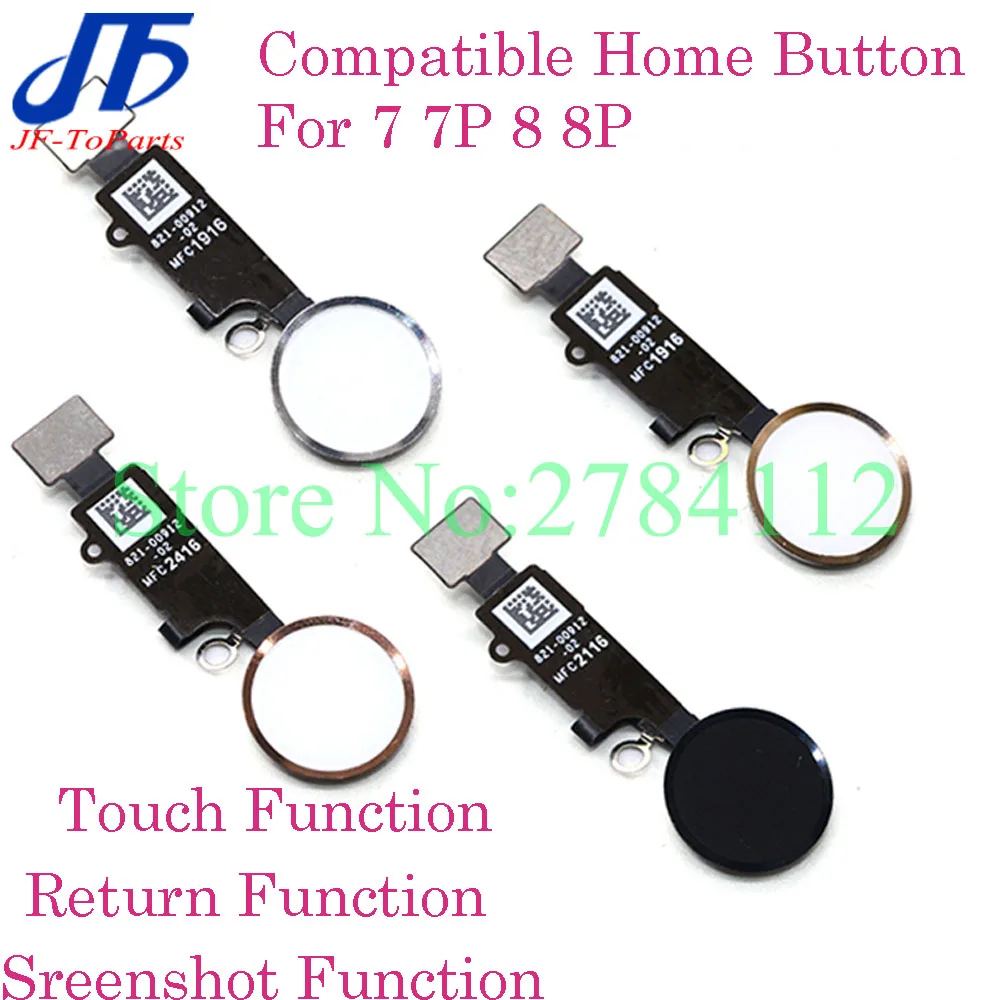 

5Pcs New Product For iPhone 7 7G 7P 8 8G 8 Plus home button with touch return function screenshot function Flex Cable Assembly