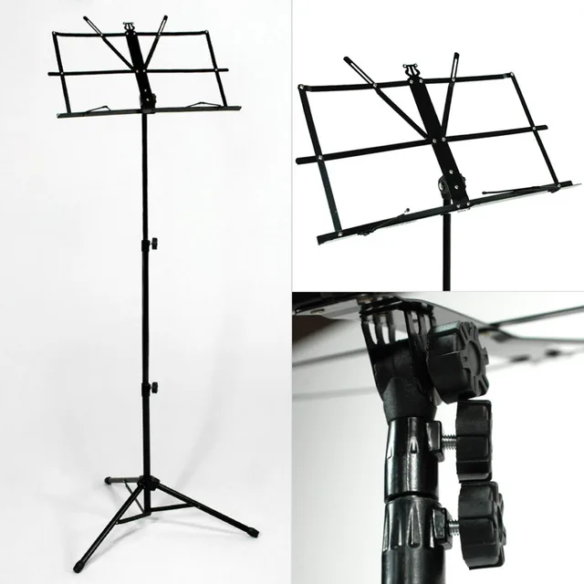 tsai music stand adjustable folding sheet music sing songs stand sheet music holder for mic stand