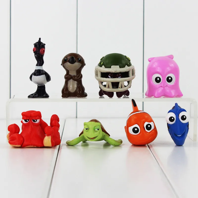 

8pcs/lot Clownfish PVC Action Figures Toys Dory Dolls Kids Gifts