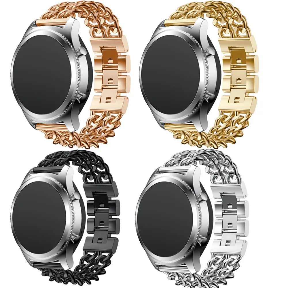 smartwatch with metal band