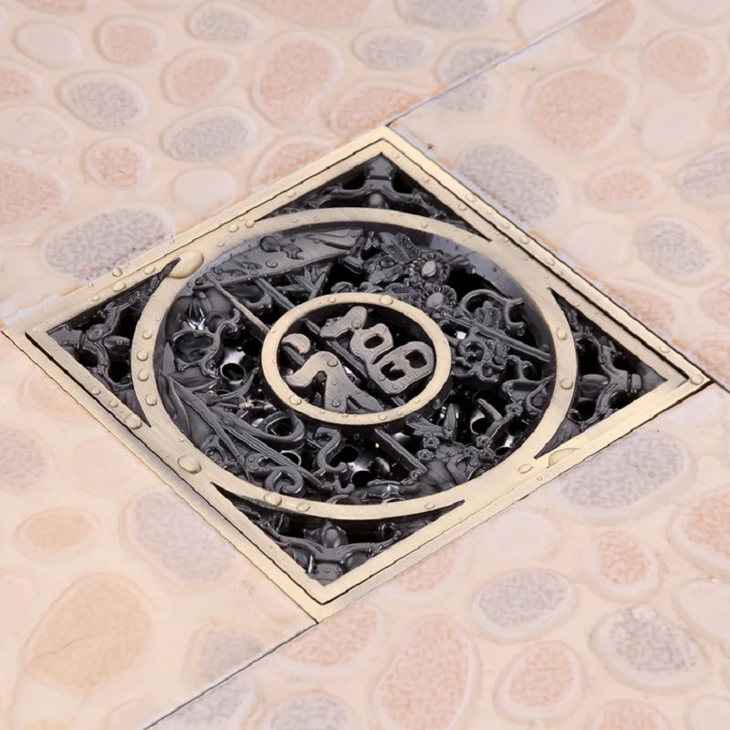 European Copper Antique High Quality Floor Drains Filter Covers