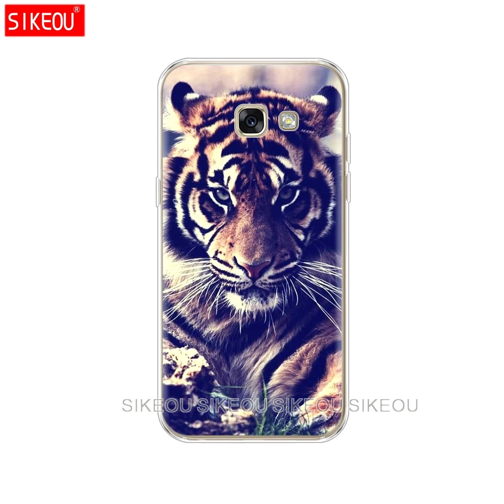 Чехол Мягкий силиконовый чехол для телефона для samsung Galaxy A5 SM-A520F Крышка для samsung A5 Волк тигр, Лев, Леопард медведь - Цвет: 10129