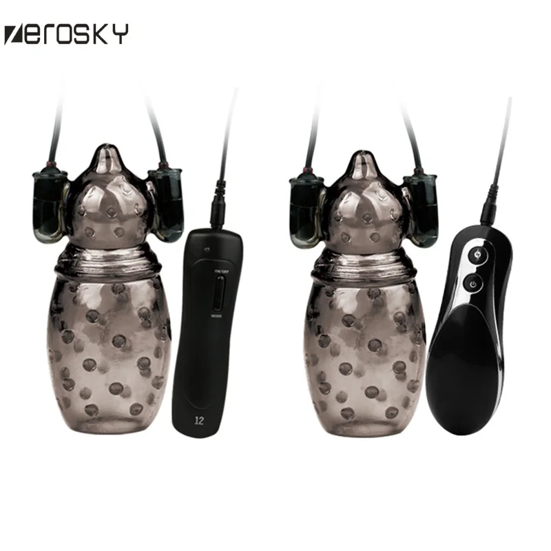 Zerosky Мужской мастурбатор 12 Вибратор на несколько скоростей головка пениса
