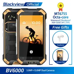 Blackview BV6000 IP68 Водонепроницаемый 3 ГБ + 32 ГБ MT6755 Восьмиядерный 4,7 дюймов 4 г смартфон 4200 мАч батарея Quick Charge 13.0MP Камера