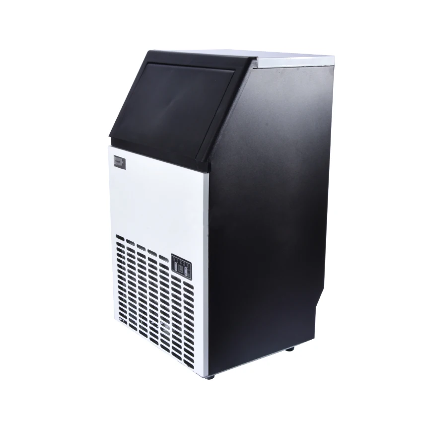 Горячая 80 кг/24 ч Автоматическая льдогенератор, семейный льдогенератор для коммерческого использования для Кофейни Бар HZB-80 330 Вт/410 Вт
