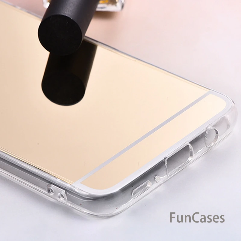 Силиконовый мягкий чехол накладка из ТПУ зеркальный для телефона samsung Galaxy A6 A8 S9 S8