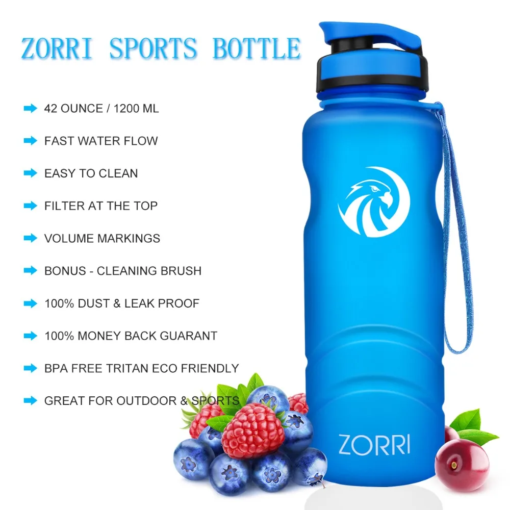 Креативные спортивные бутылки для воды ZORRI шейкер напитков походная бутылка