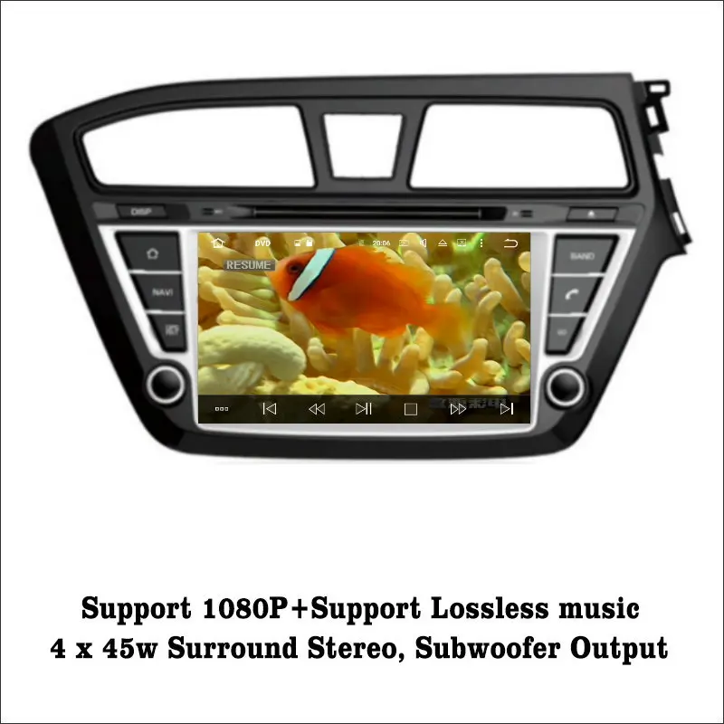 Perfect Android 7.1 2G RAM For Hyundai Elite / i20 2014~2017 Car Radio Audio Video Multimedia DVD Player WIFI DVR GPS Navi Navigation 4