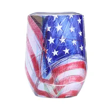 Горячая Распродажа Новое поступление креативная красочная чашка из нержавеющей стали бесстемная чашка для вина с двойными стенками вакуумная изоляция