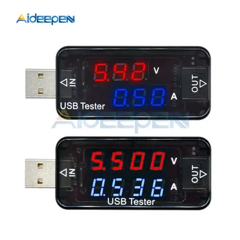 

LCD Digital Voltmeter Ammeter Tester USB Detector Charger Capacity Tester Meter Voltmeter Ammeter Power Bank Plug 3Bit 4Bit 3.3V