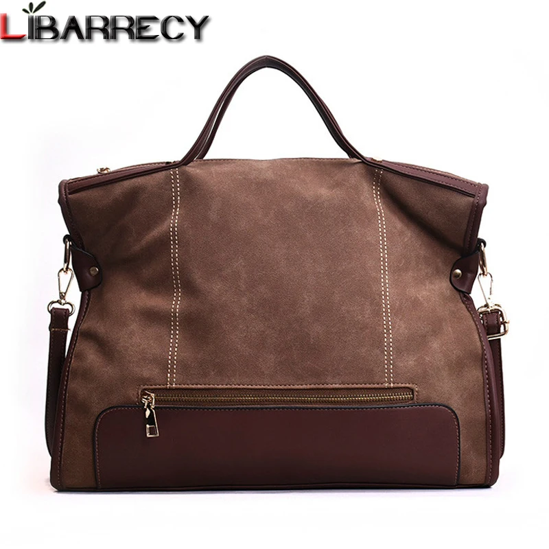 

Famous Brands Women Scrub Leather Handbag Casual Larger Women Bags Vintage Motorcycle Crossbody Bag Female Fashion Messenger Bag
