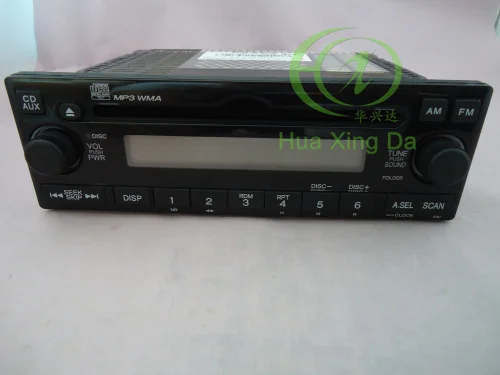 Громкий Одноместный CD Радио PH-2858W для CRV 39100-SWA-H010-M1 MP3 WMA AM/fm-тюнер AUX