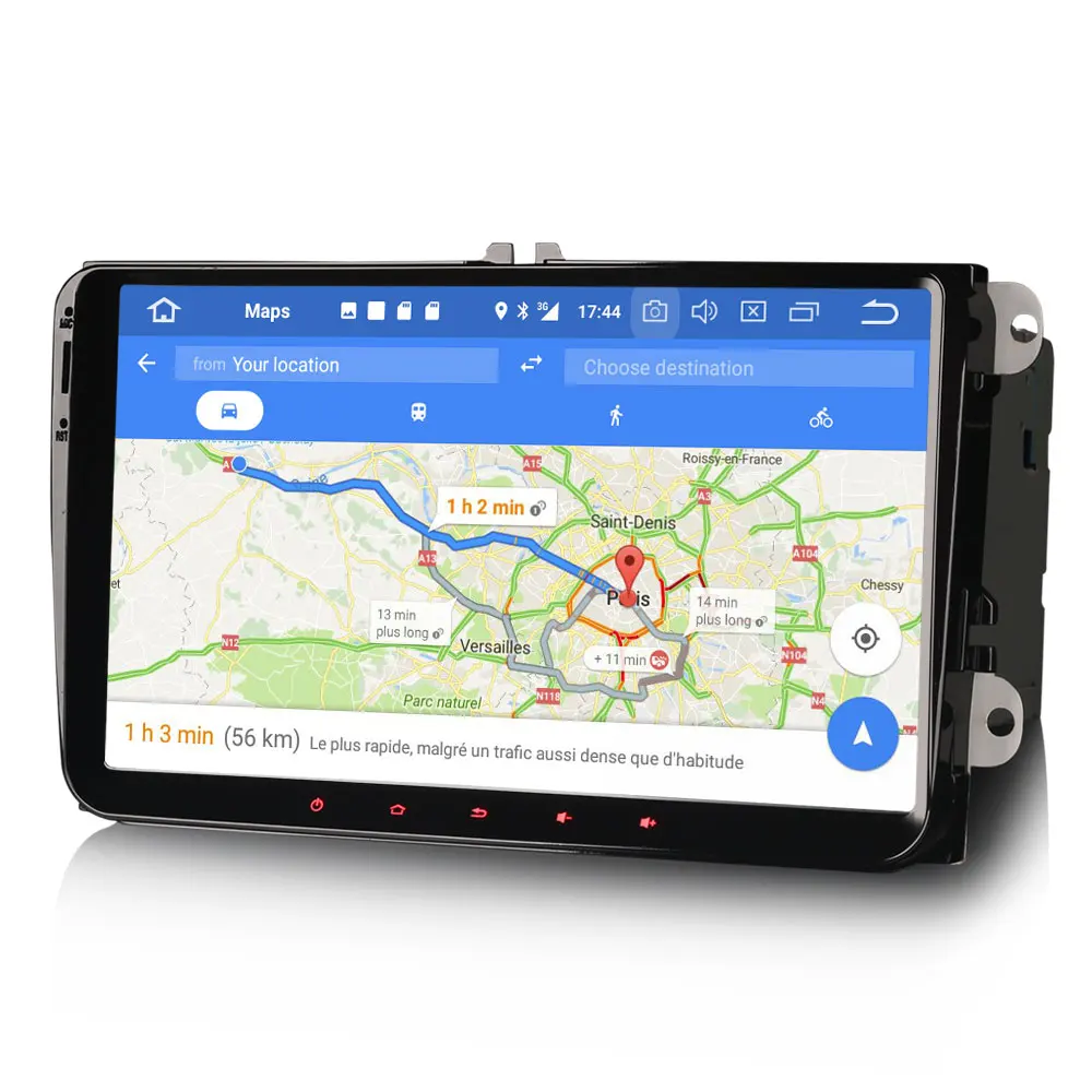 Sale 9" Pure Touch-Buttons Android 9.0 OS Car Multimedia GPS Radio for Volkswagen Touran 2003-2014 Sagitar 2005-2015 Bora 2005-2015 5