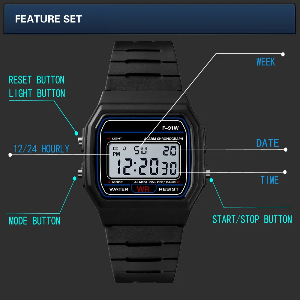 Мужские аналоговые цифровые военные армейские спортивные светодиодный водонепроницаемые наручные часы Роскошные мужские часы спортивные электронные часы