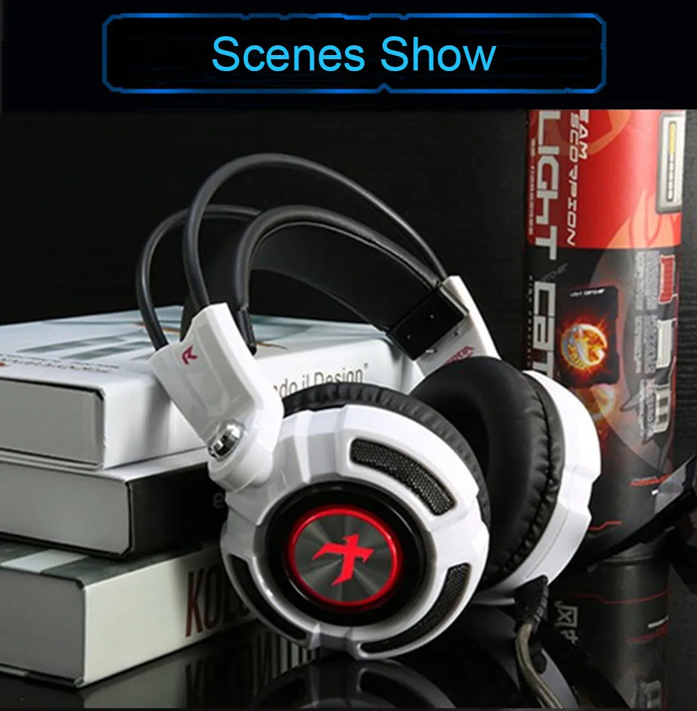 XIBERIA K3 Headphones with Microphone Virtual 7.1 Surround Sound Stereo Bass Gaming Headset for Computer Gamer Casque Audio (5)