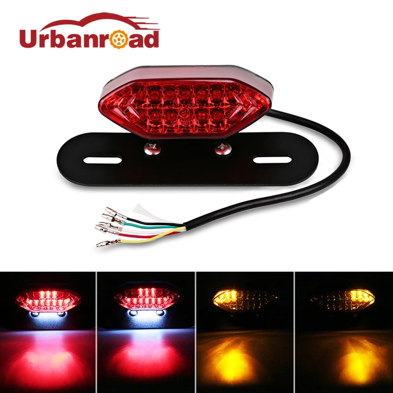 Motorbike Motorcycle Tail Lights Rear Brake Taillight 12v Red Motorcycle Led Tail Stop Light With Turn Signal Indicator Lamp Motorbike Motorcycle Tail Lights Rear Brake Taillight 12v Red Motorcycle Led Tail Stop Light With Turn Signal Indicator Lamp