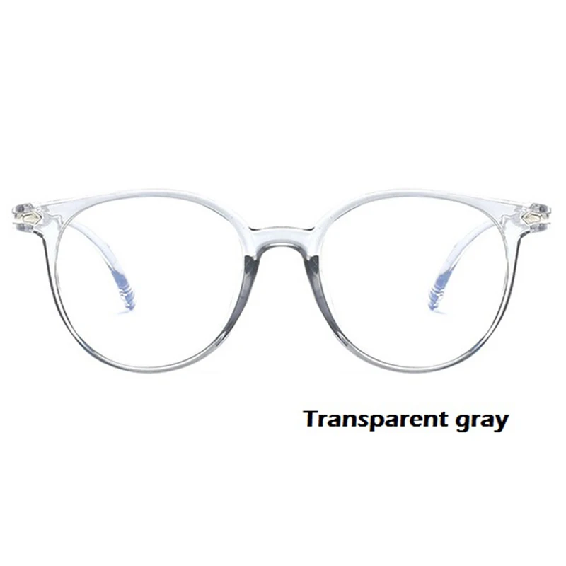 DCM модные женские очки, оправа, винтажные круглые прозрачные очки, женские прозрачные линзы, Дамская оправа для очков - Цвет оправы: C5Gray