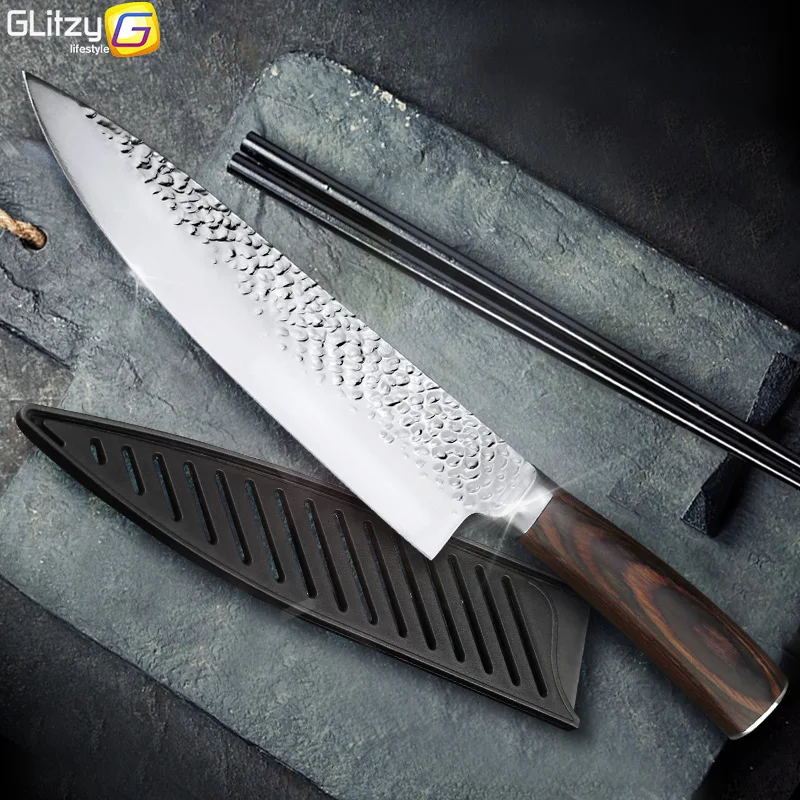 Kitchen Knife 8 inch Professional Japanese Chef Knives 7CR17 440C High Carbon Stainless Steel Meat Santoku Knife Dropshipping Kitchen Knife 8 inch Professional Japanese Chef Knives 7CR17 440C High Carbon Stainless Steel Meat Santoku Knife Dropshipping