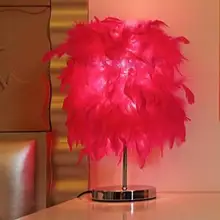 Креативный подарок перо Настольные лампы спальня ночники декоративные лампы перо Light Touch Таблица огни zl337