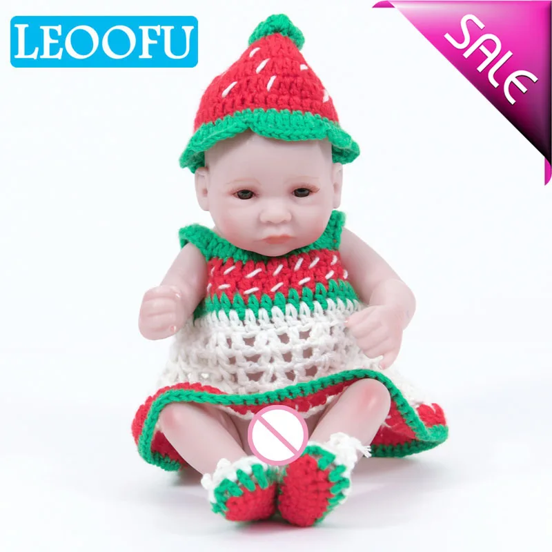 

LEOOFU 28cm 11inch soft full silicone reborn baby dolls silicone baby dolls Christmas gifts surprice baby gifts bebe reborn doll