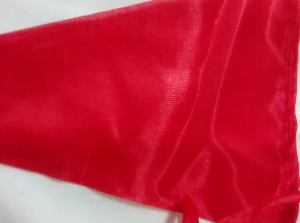 60 M/140 Red Flags string banner triangular flags birthday party supplies  atmosphere layout Red Fabric Bunting Triangle flags