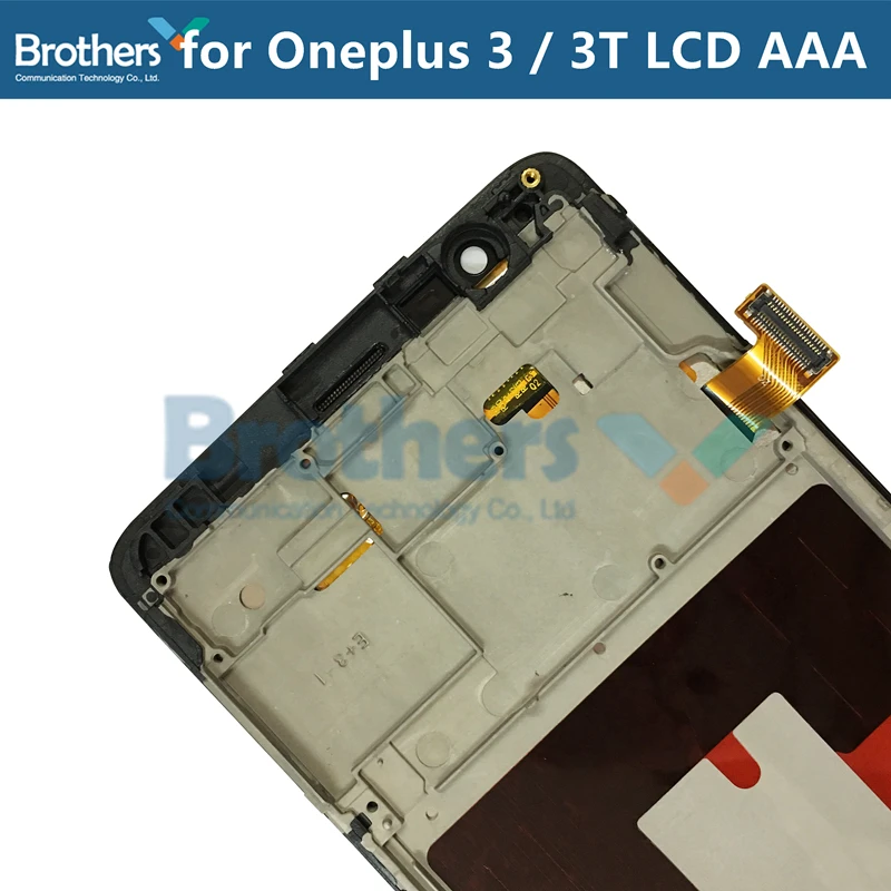 ЖК экран для Oneplus 3 3T дисплей A3000 сенсорный в сборе с рамкой дигитайзер TFT