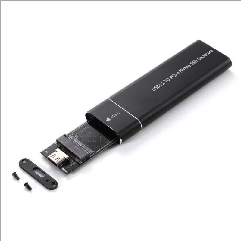 Usb3.1 type-c  m.2 m Ű nvme pcie ssd ڽ ָ Ʈ ̺ Ͽ¡ ̽ 10 gbps m2 ssd 2280 ϵ ̺ ũ Ŭ hdd ڽ
