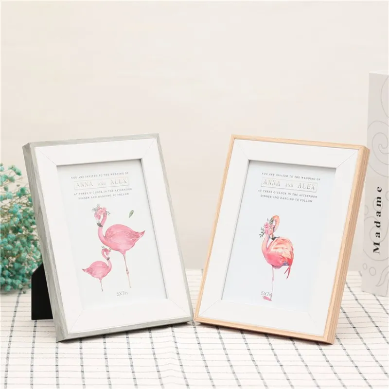 Европейский Стиль девушка сердце розовый птица фоторамка Booth студент подарок украшение дома съемок реквизит новоселье подарки