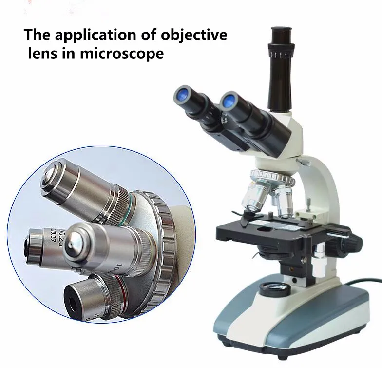 Специальные аксессуары для биологического микроскопа, устраняющие хроматические аберрации в 100 раз, объективные линзы с 20 мм