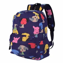 Klsyanyo От 1 до 3 лет дети детский сад милый холст школьная сумка узор рюкзаки для девочек Мини Рюкзак Bookbag