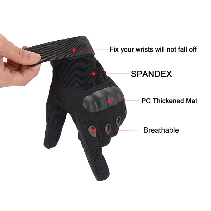 Mens Motorcycle Hard Knuckle Full Finger Gloves Motocross Protective Gear Outdoor Sports Riding Racing Cycling Non-slip Tactical Mens Motorcycle Hard Knuckle Full Finger Gloves Motocross Protective Gear Outdoor Sports Riding Racing Cycling Non-slip Tactical
