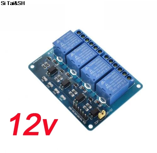Релейный модуль для arduino 5 В 12 1 2 4 6 8 каналов с оптроном релейный