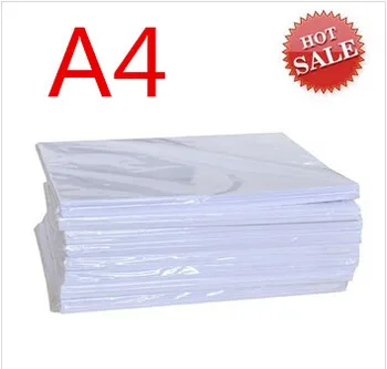 

A4 size RC photo paper sticker sheets with Clear Pet release liner
